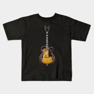 Artistic Archtop Guitar Kids T-Shirt